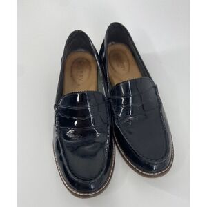 Sperry Women's Black Patent Leather Loafers